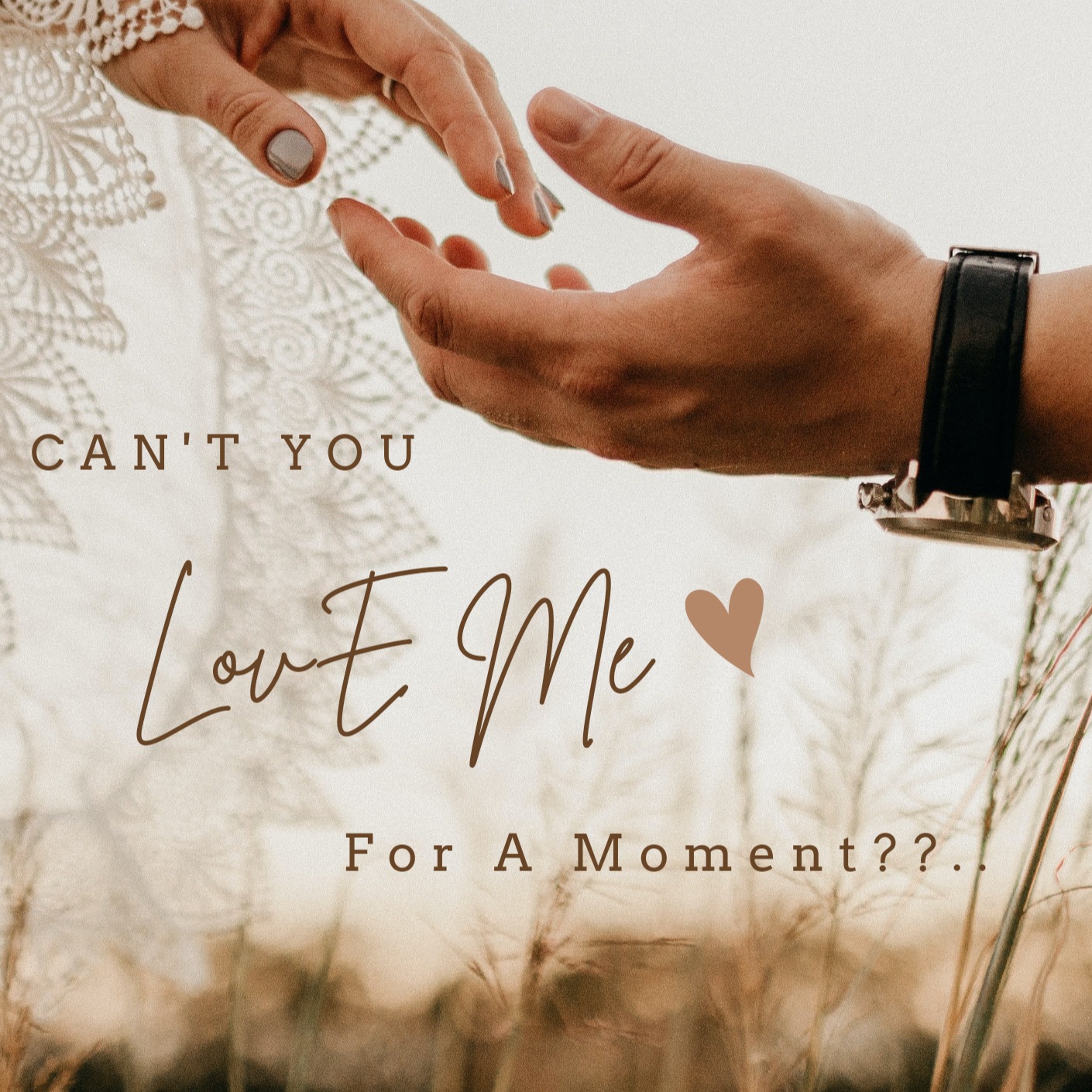 Can't You Love Me For A Moment ??. √√[CompleteD]