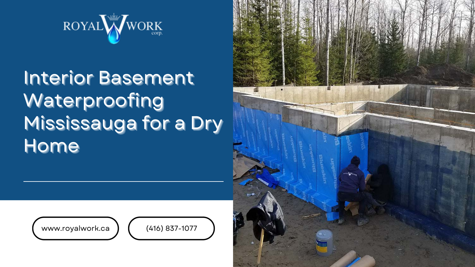 Interior Basement Waterproofing Mississauga for a Dry Home