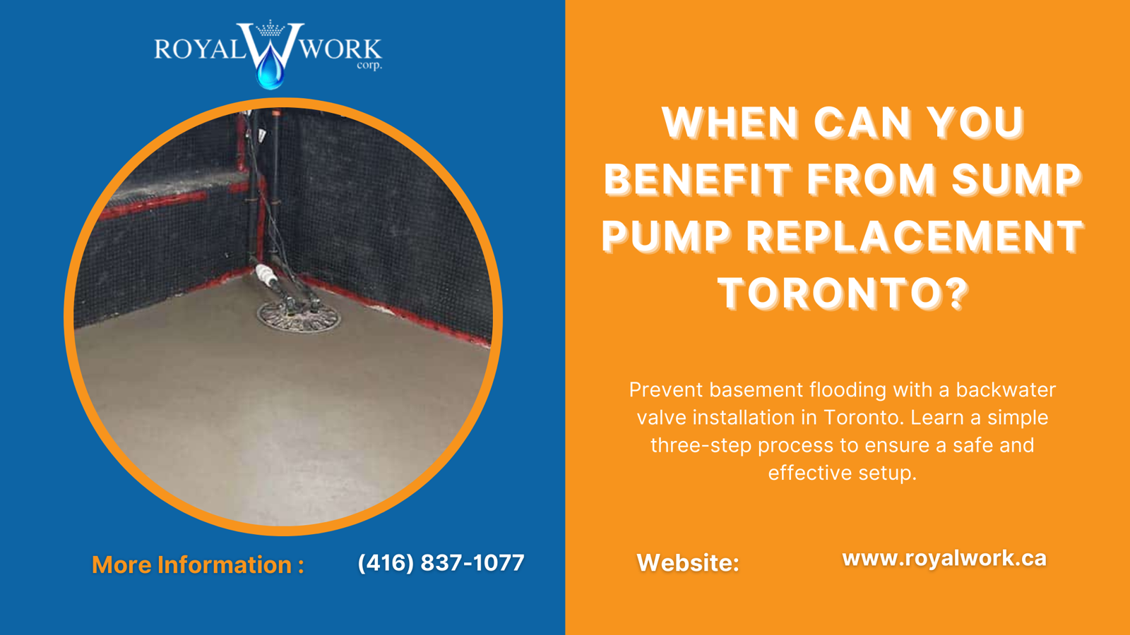 When Can You Benefit From Sump Pump Replacement in Toronto?