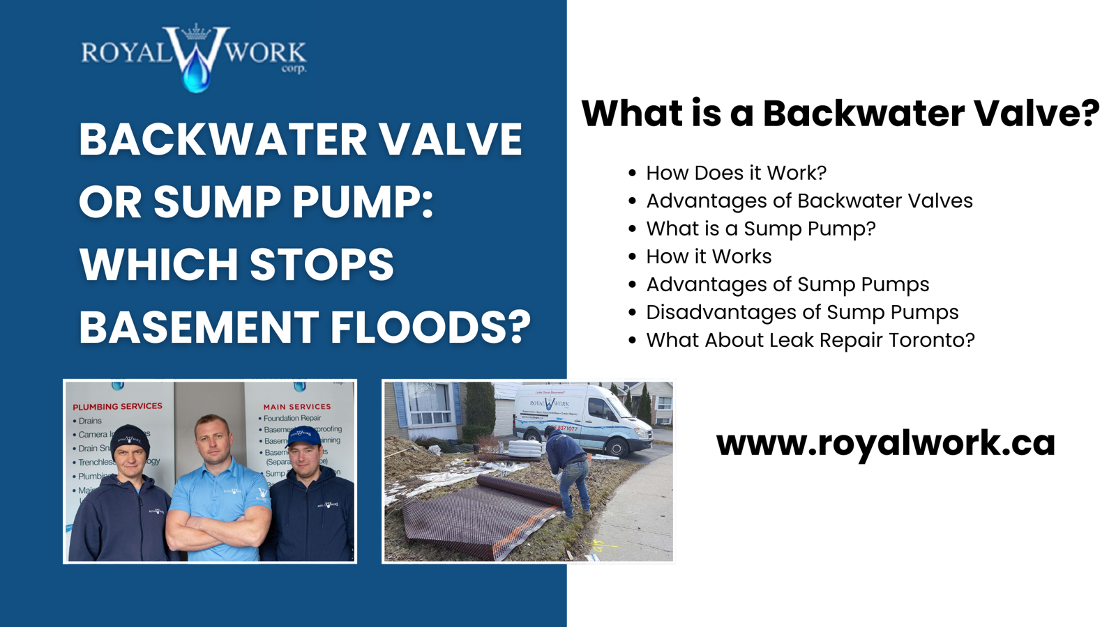 Backwater Valve or Sump Pump: Which Stops Basement Floods?