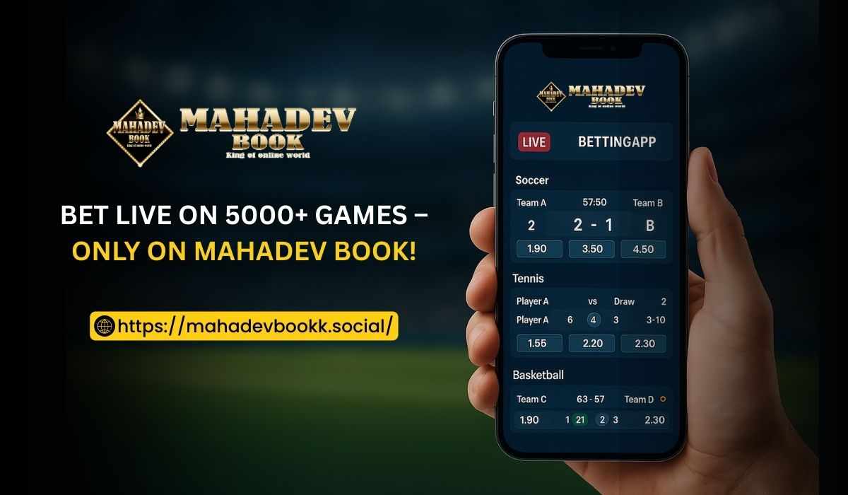Bet Live on 5000+ Games – Only on Mahadev Book!