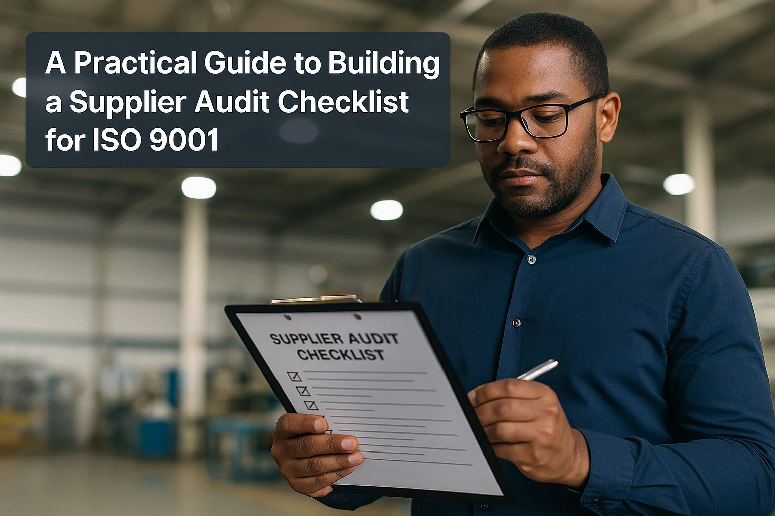 A Practical Guide to Building a Supplier Audit Checklist for ISO 9001
