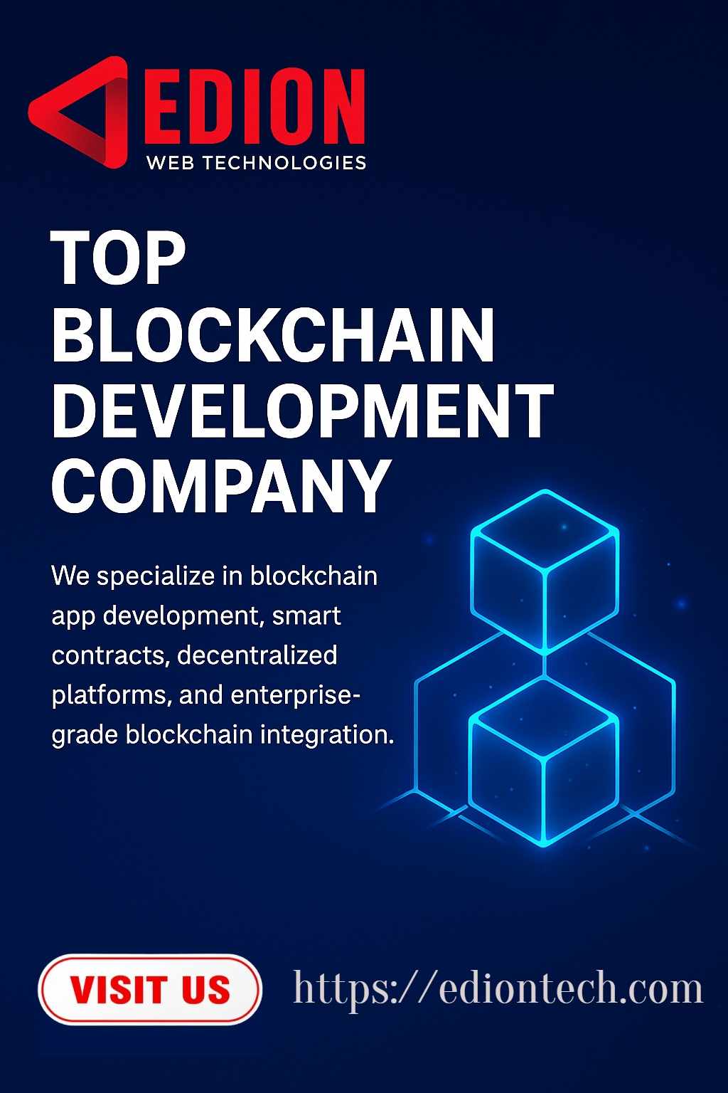 Top Blockchain Development Company – Edion Web Technologies