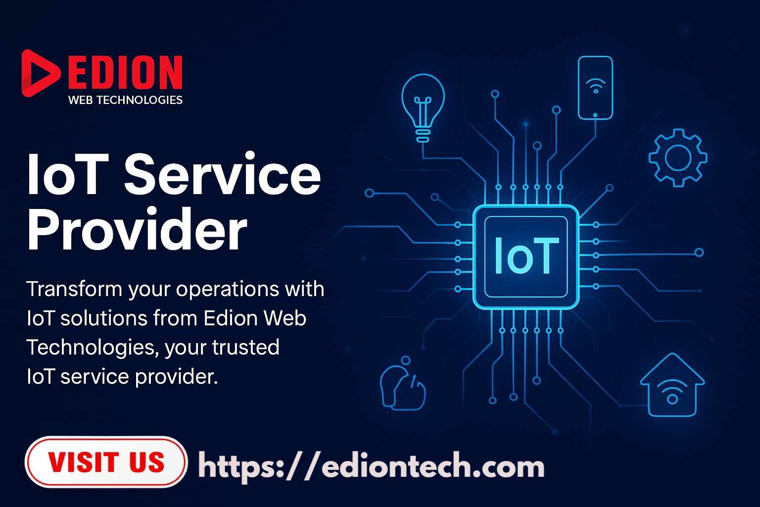 IoT Service Provider – Smart, Scalable Solutions by Edion Web Technologies