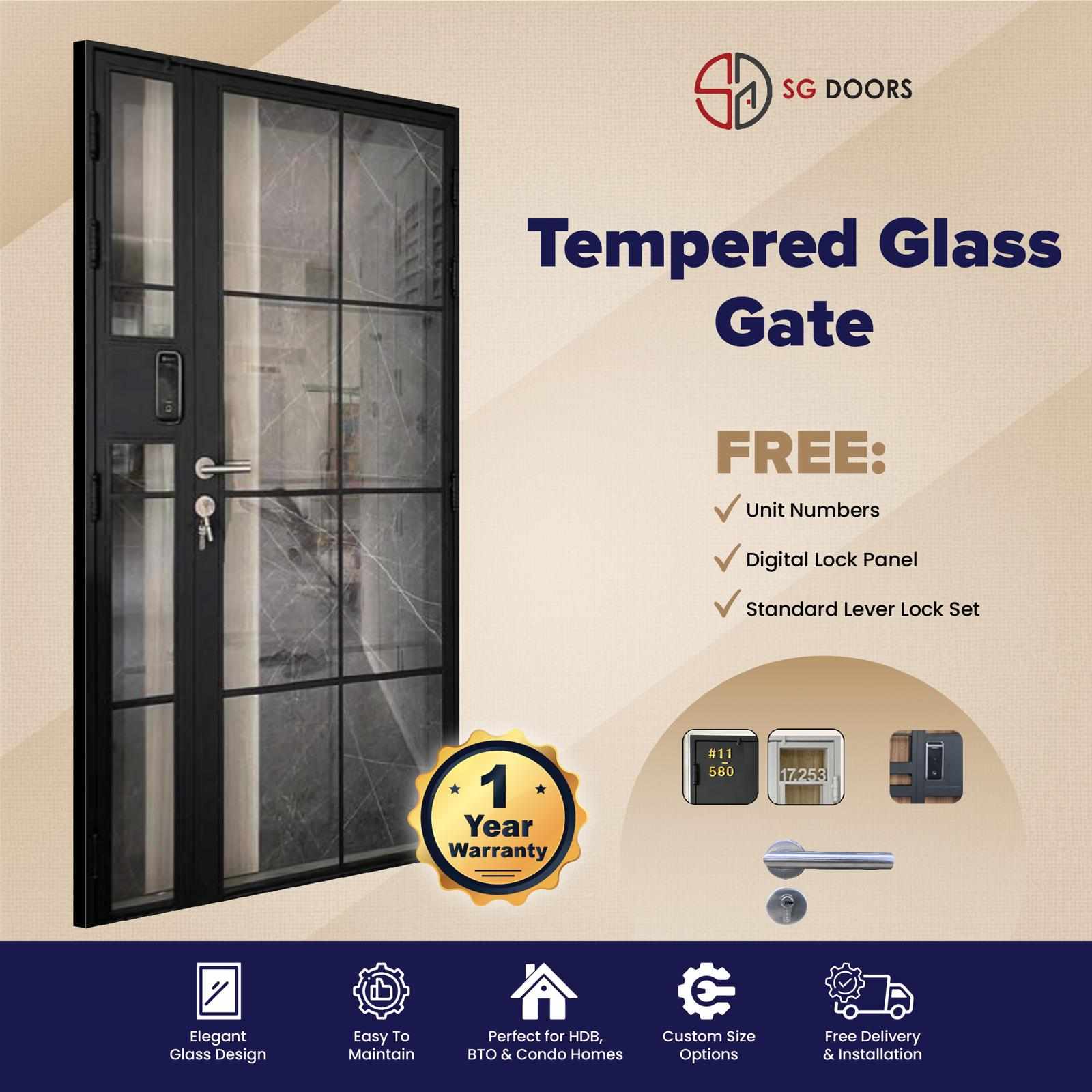 Tempered Glass Gate Singapore: A Modern and Secure Choice for Stylish Homes