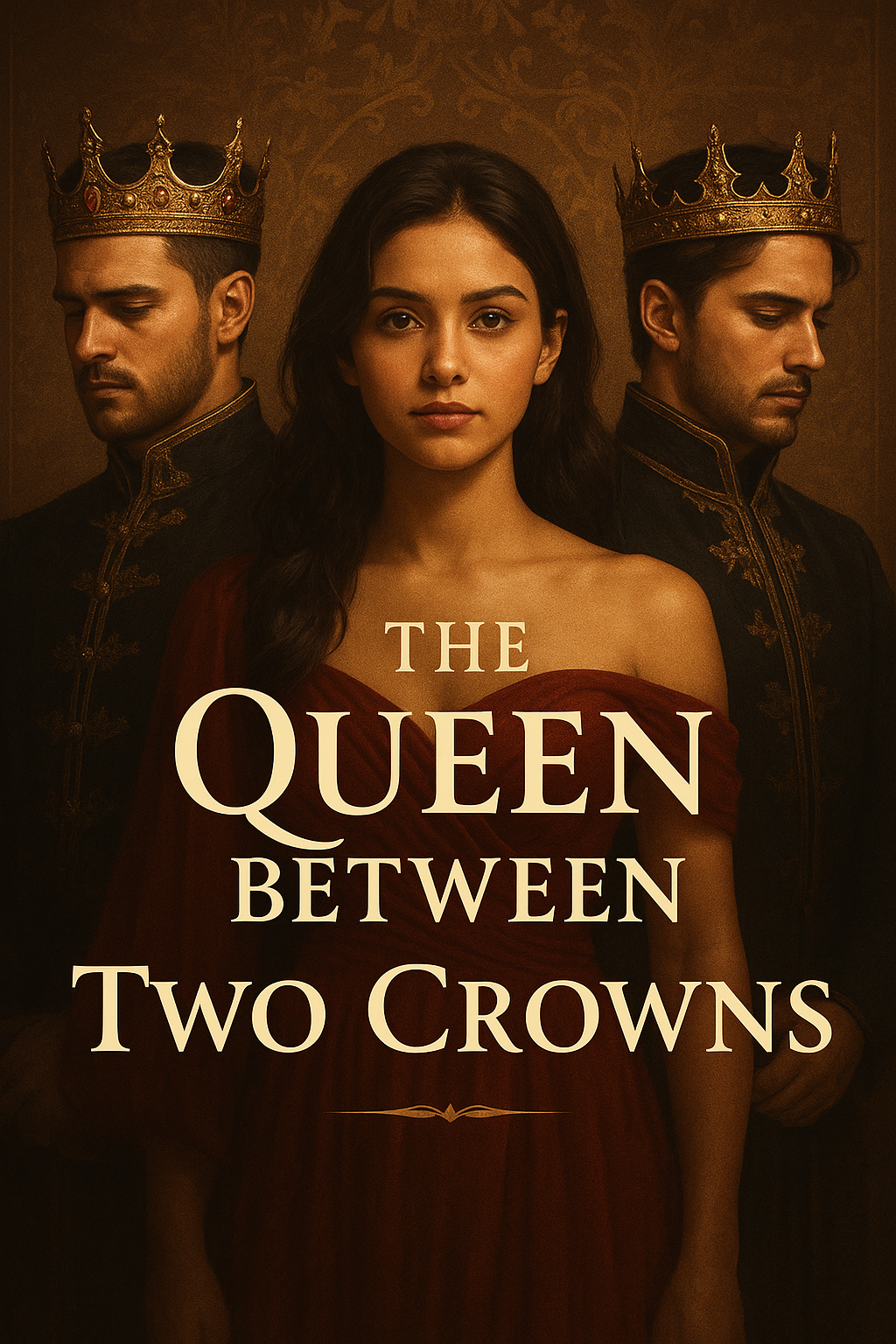 The Queen between two crowns