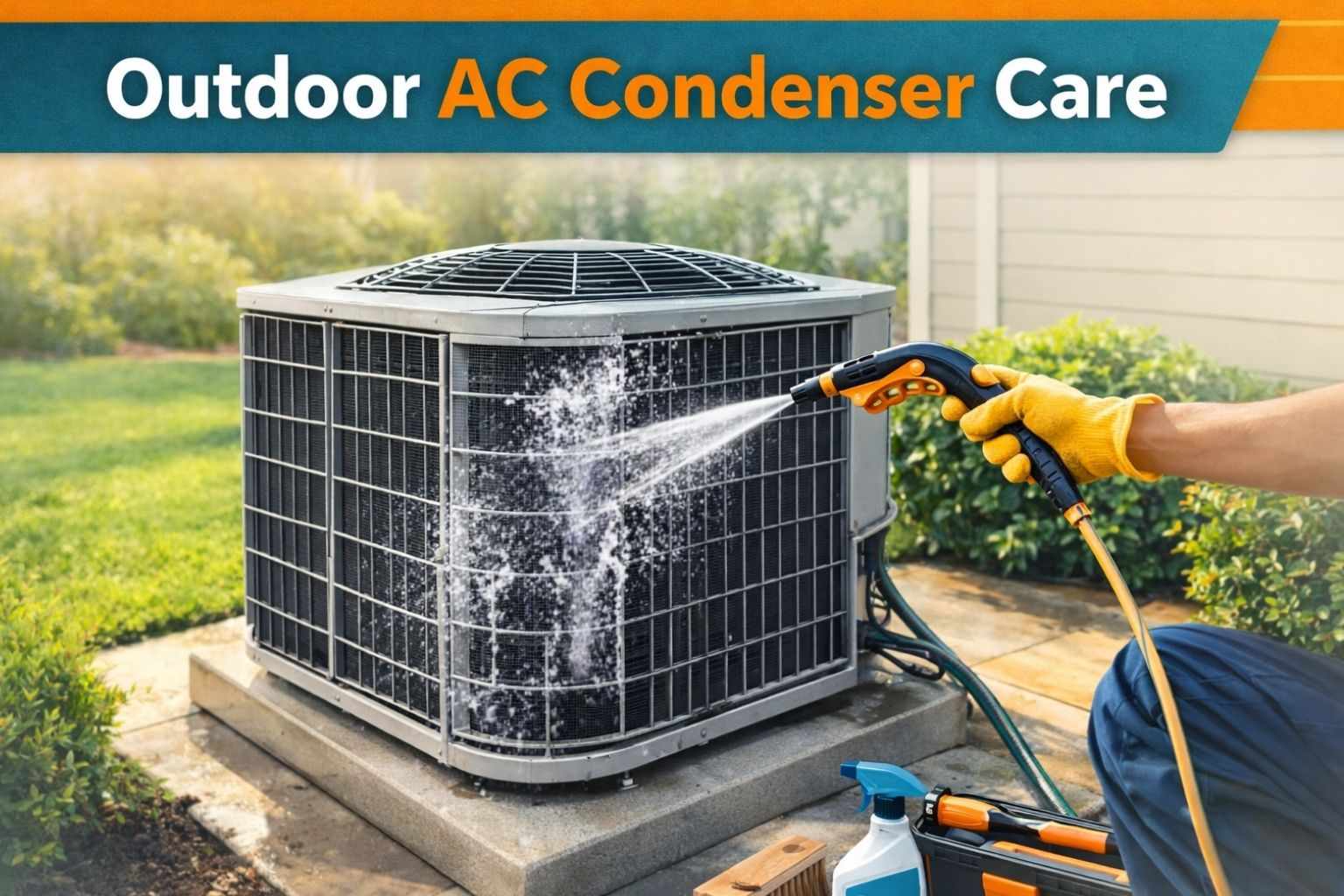 Outdoor AC Condenser Care