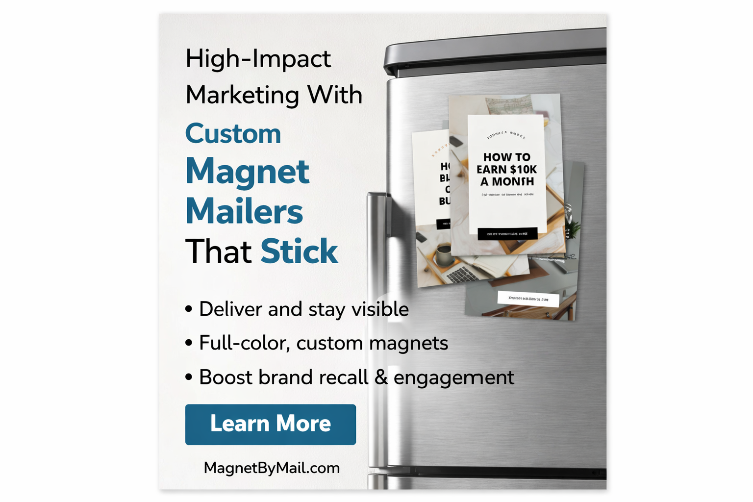 Custom magnet mailers That Keep Your Brand in Sight