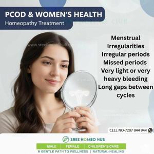 PCOD Homeopathy Treatment at Nallagandla | Sreen Homeo Hub