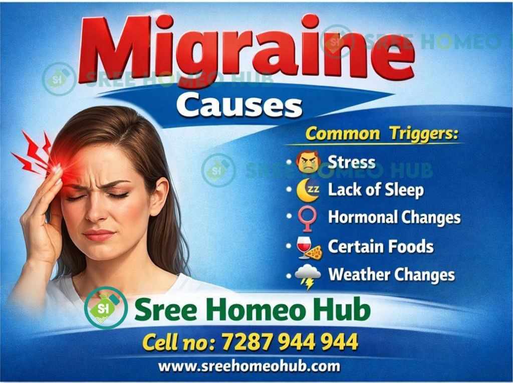 Migraine Relief & Homeopathy at Sree Homeo Hub
