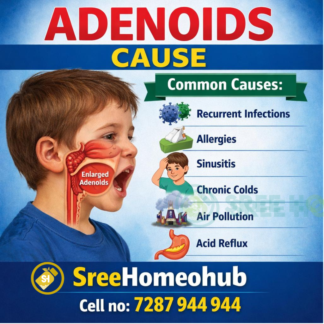 Adenoids Treatment with Expert Care at Sree Homeo Hub Clinic