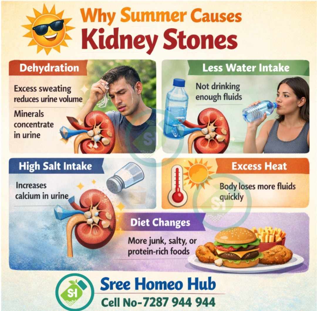 Kidney Stones – Homeopathy Treatment at Sree Homeo Hub Clinic