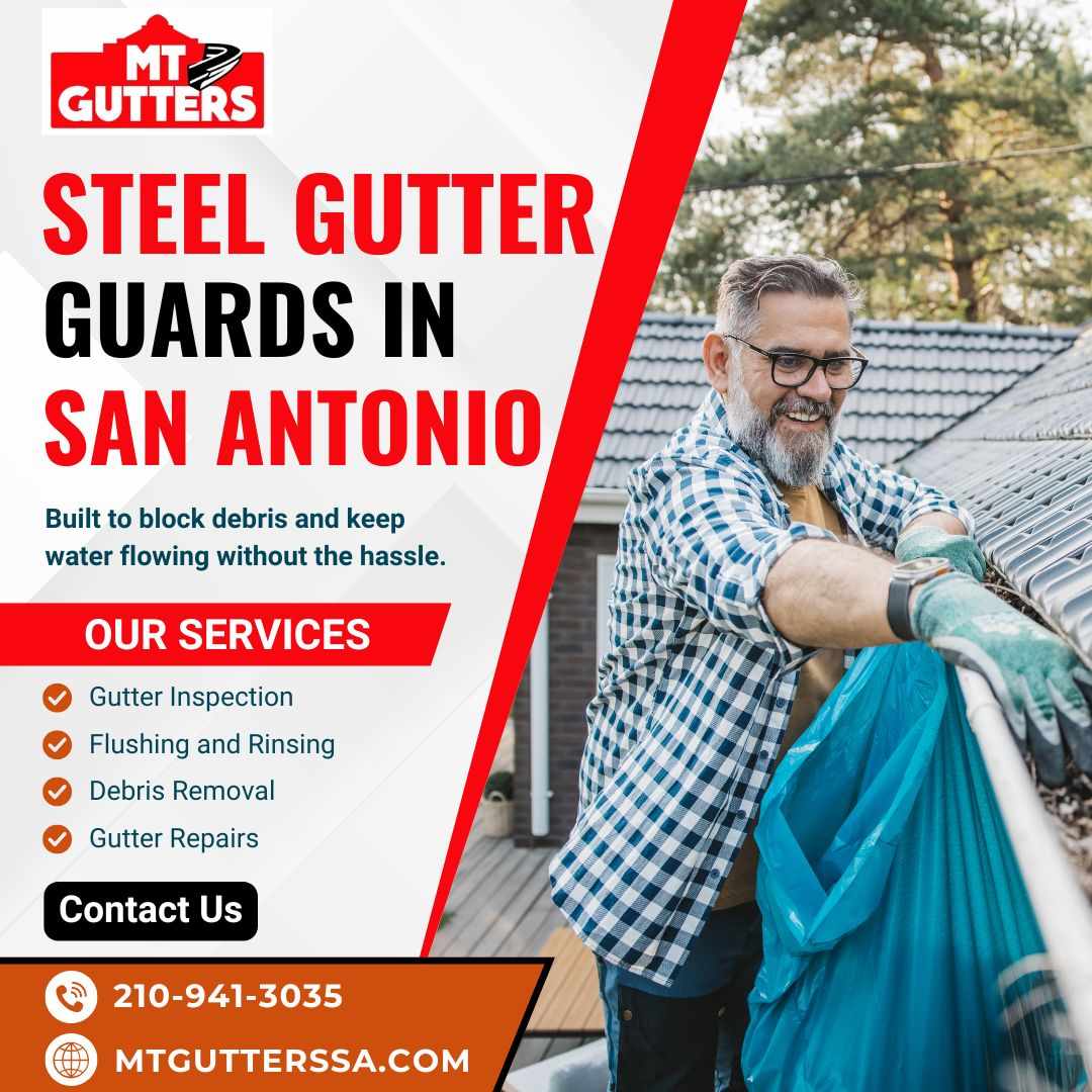 Steel Gutter Guards in San Antonio