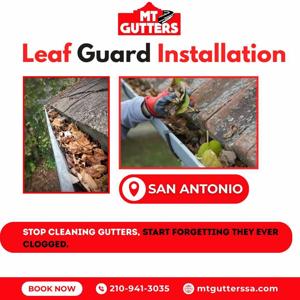 Leaf Guard Installation in San Antonio