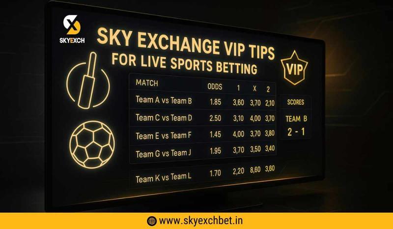 Sky Exchange VIP Tips for Live Sports Betting