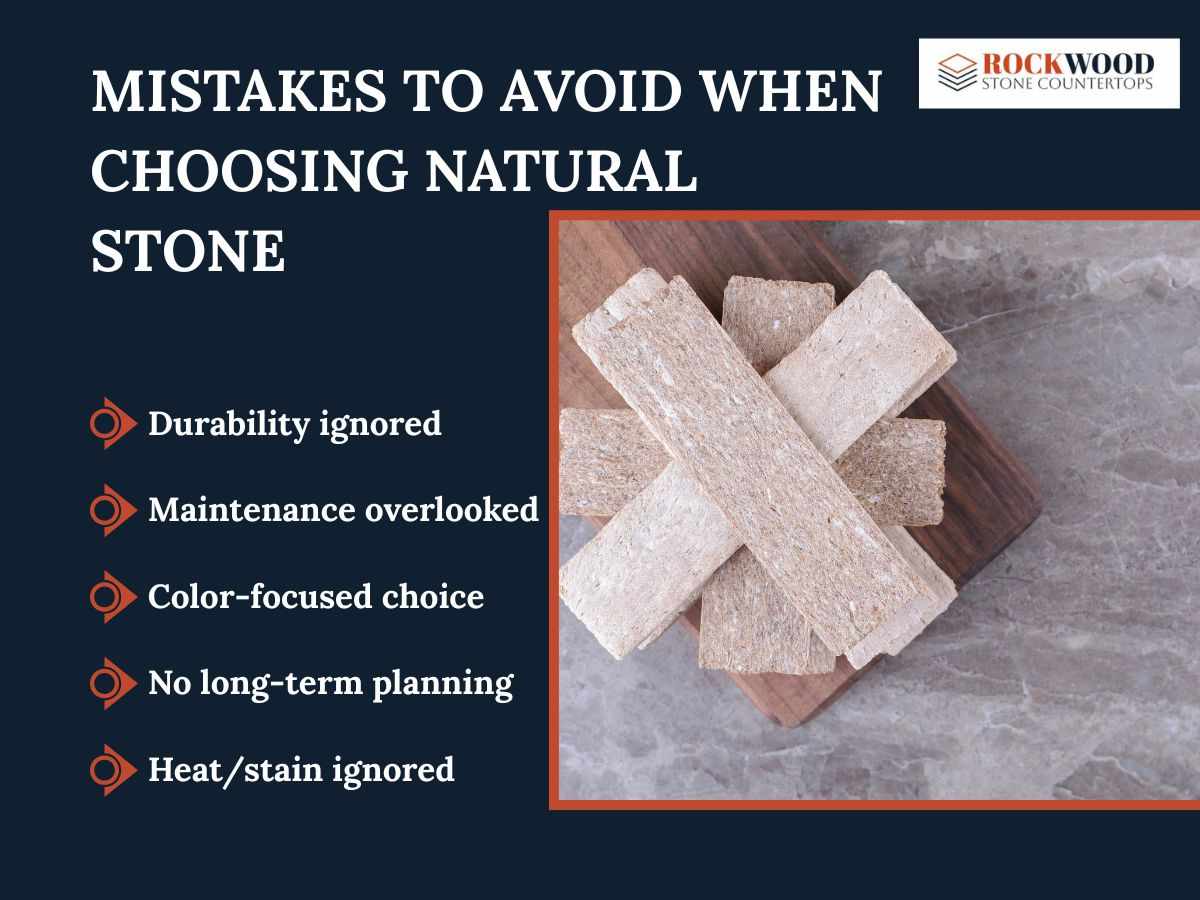 6 Mistakes to Avoid When Choosing Natural Stone