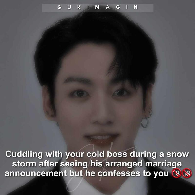 Cuddling with your cold boss during a snow storm after seeing his marriage announcement but he confesseses to you🔞✅