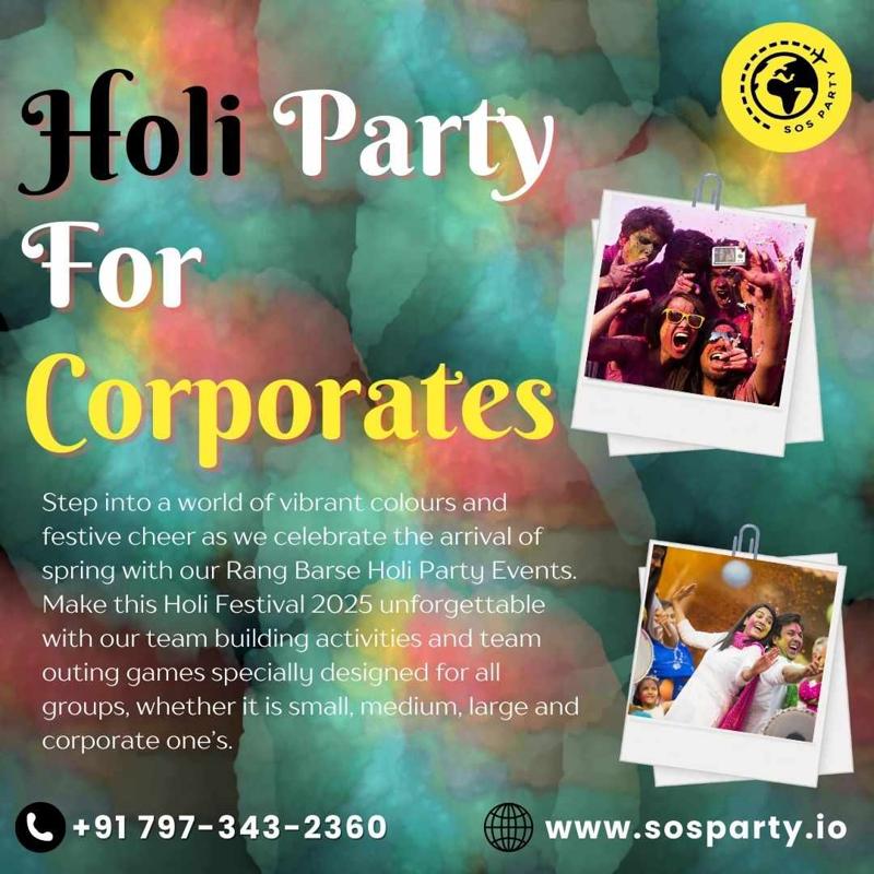 Holi Party For Corporates