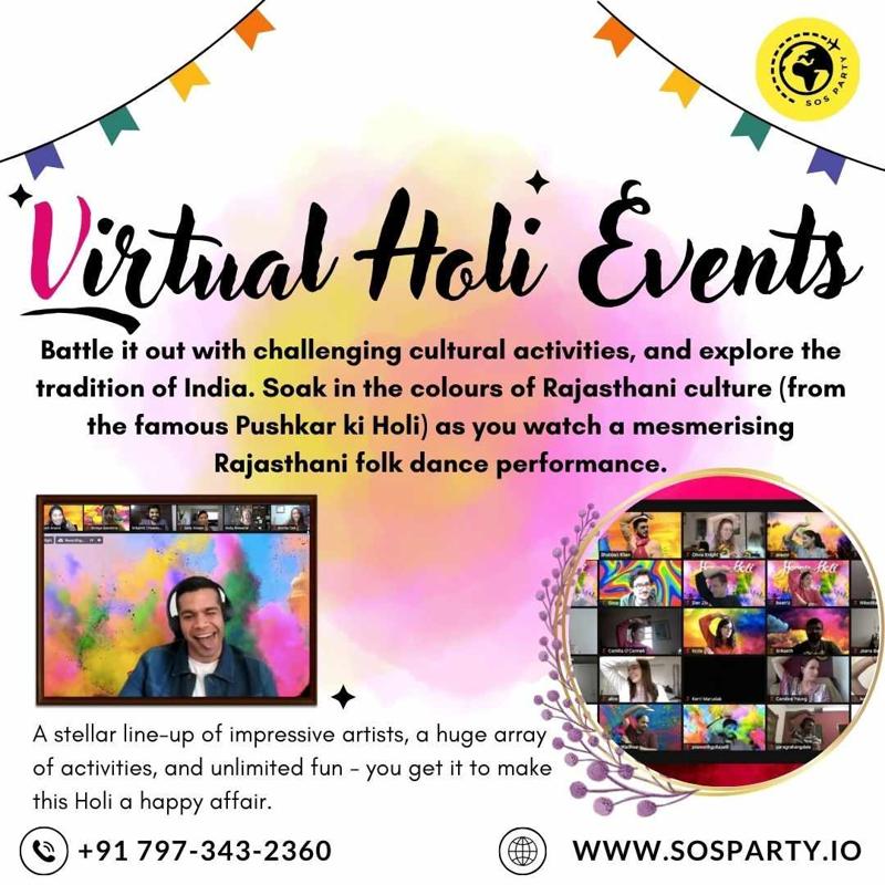 Virtual Holi Events