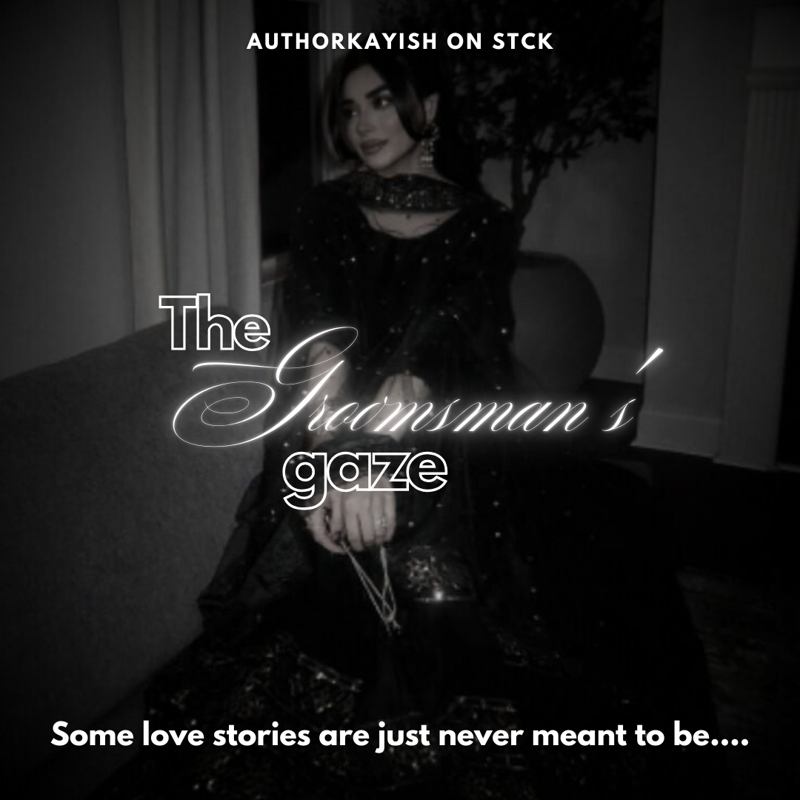 The groomsman's gaze