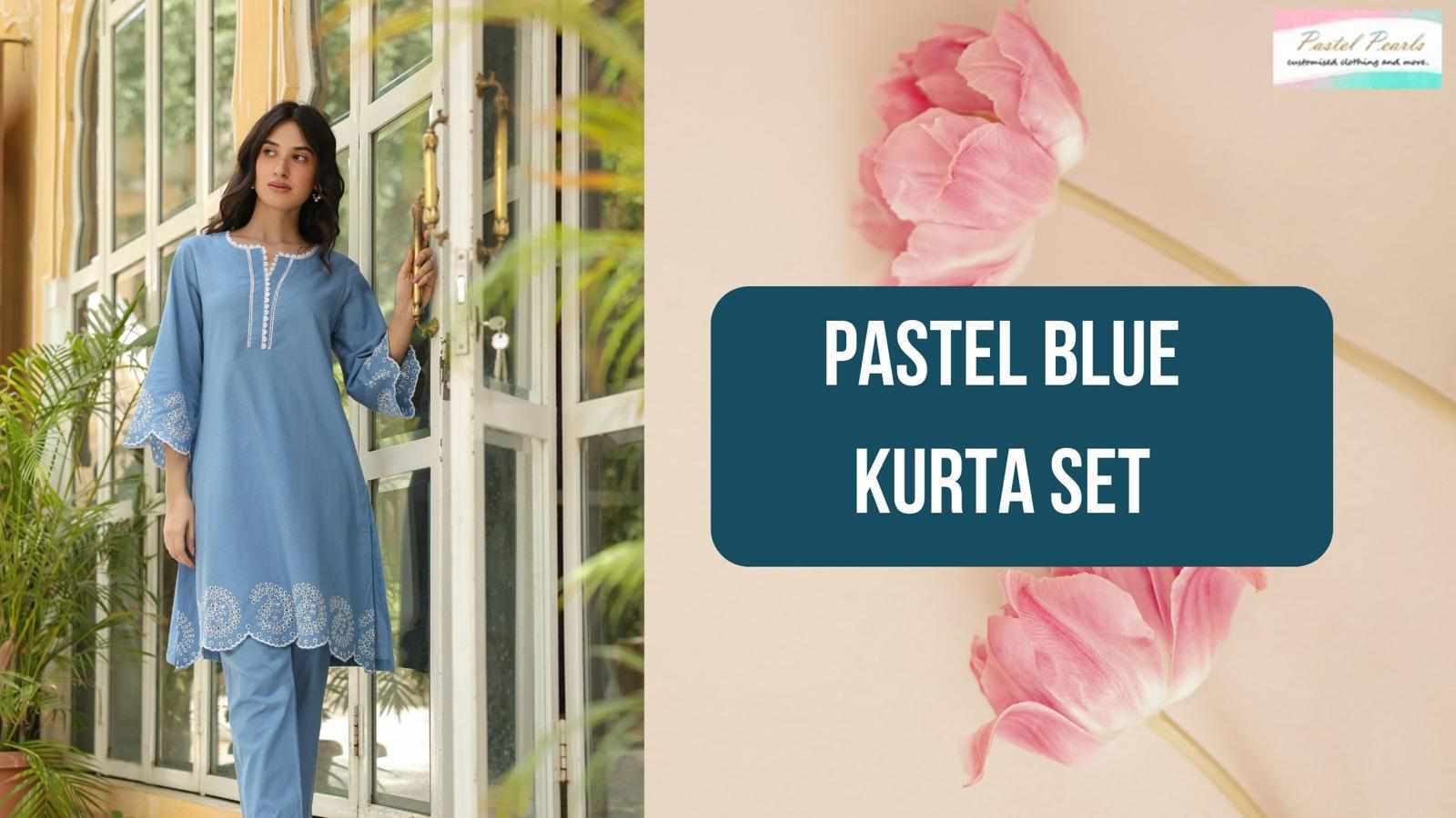 The Charm of Simplicity: Embracing the Pastel Blue Kurta Set