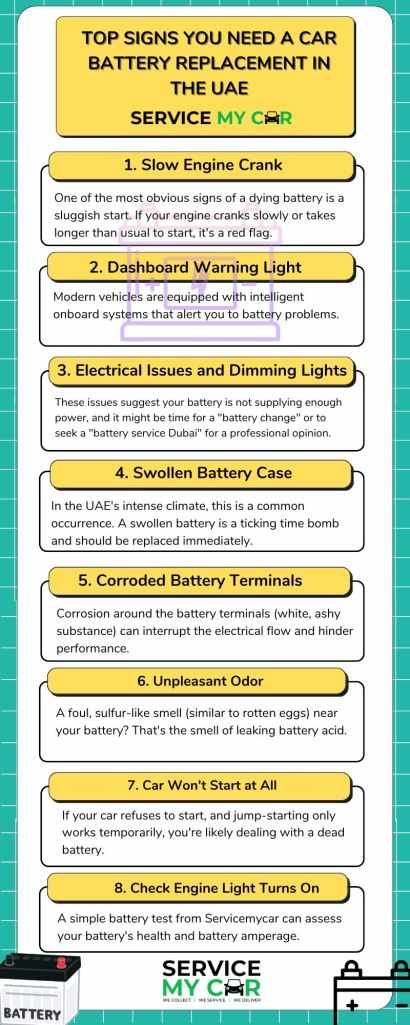 car battery replacement uae