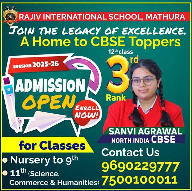 Rajiv International School - Best School for a Bright Start to Your Little One's Future