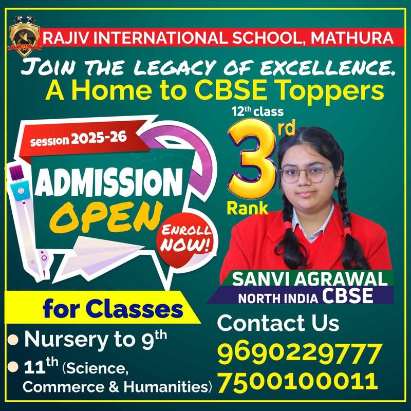 Rajiv International School: Best Institute for your young kid's bright future