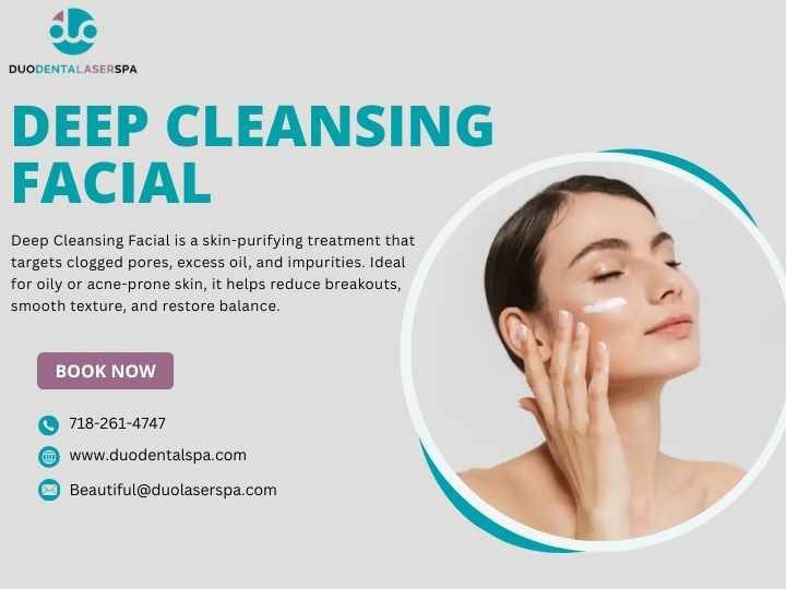 Deep cleansing facial