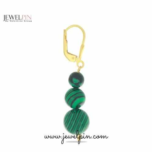 JewelPin Green Malachite Stone Jewelry Crafted for Nature Lovers