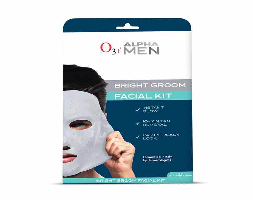 O3+ Facial Kit for Men – Bright Groom Kit for Clear, Glowing Skin