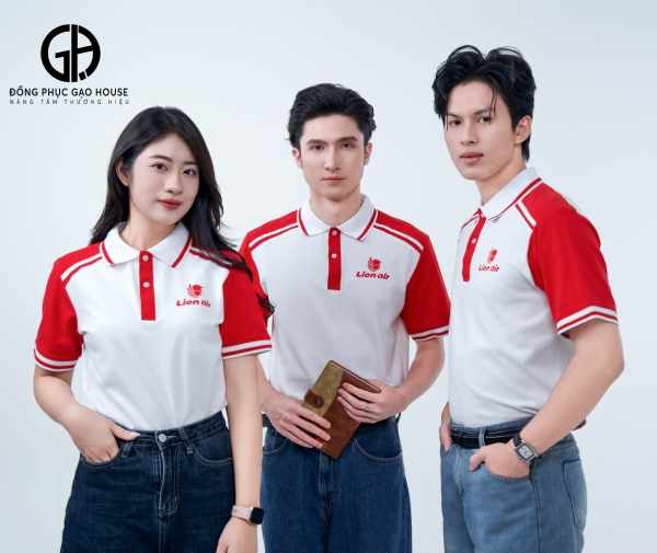 may ao thun dong phuc cong so dep