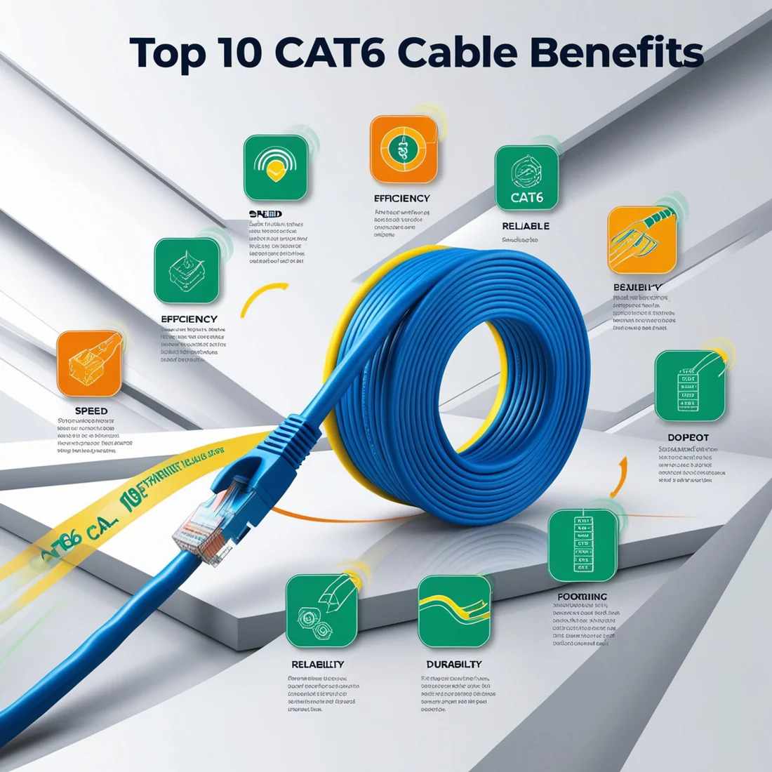 Top 10 Cat6 Cable Benefits: Modern Speed and Efficiency