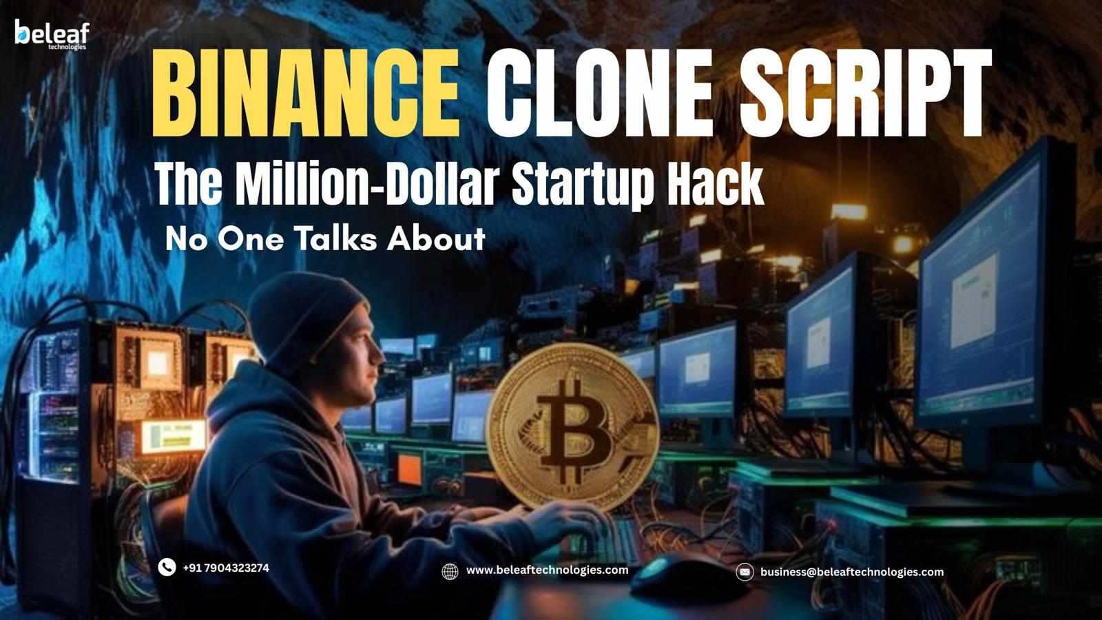 Binance Clone Script: The Million-Dollar Startup Hack No One Talks About