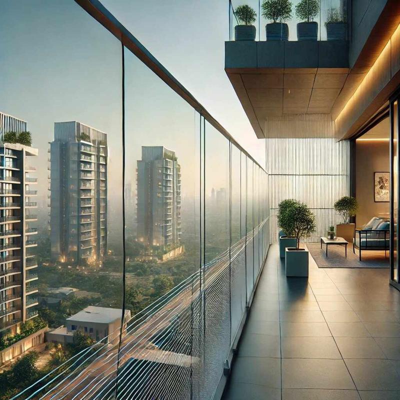 Invisible Safety Grill Installation in Gurugram | Price Starting at ₹200/Sq Ft