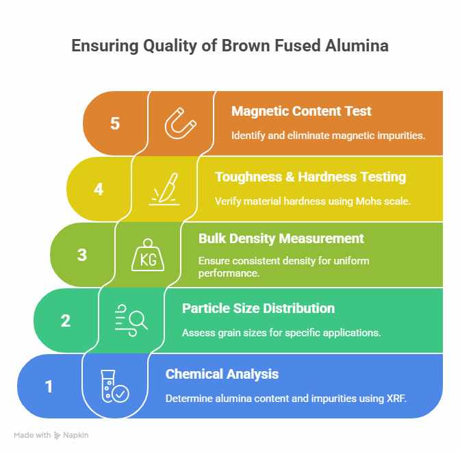 Quality Testing of Brown Fused Alumina | Technoworld Corporation