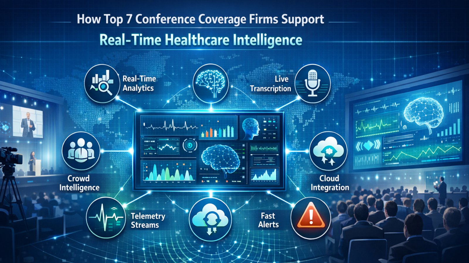 How Top 7 Conference Coverage Firms Support Real-Time Healthcare Intelligence