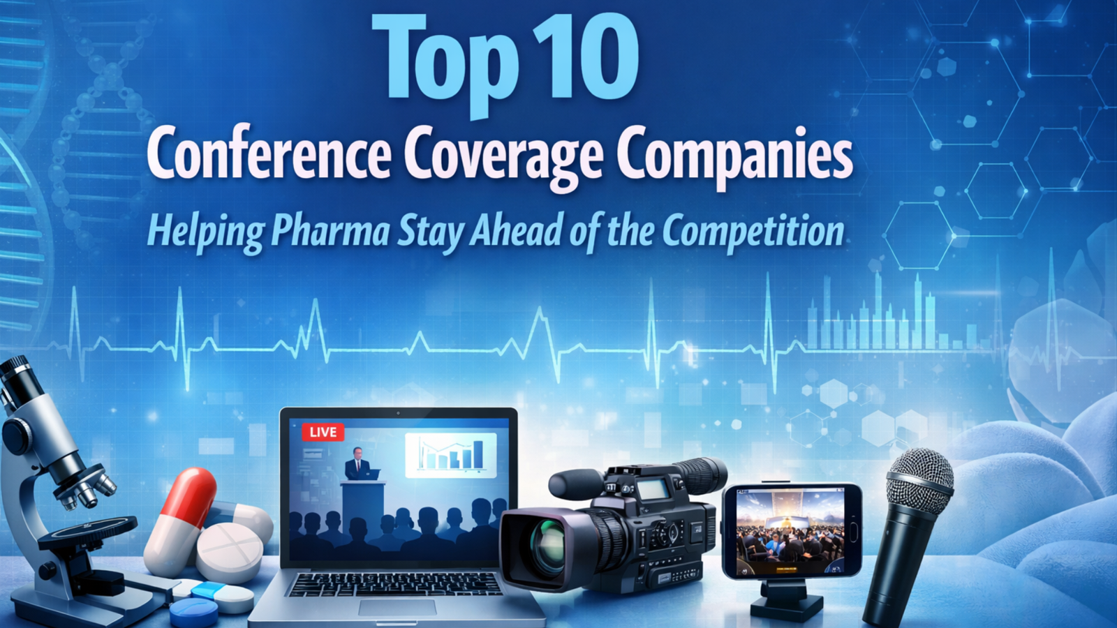 Top 10 Conference Coverage Companies Helping Pharma Stay Ahead of the Competition