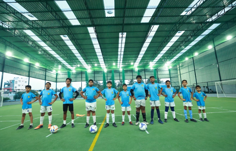 Blue Caps Sports Arena – Best Football Ground Near Me KR Puram