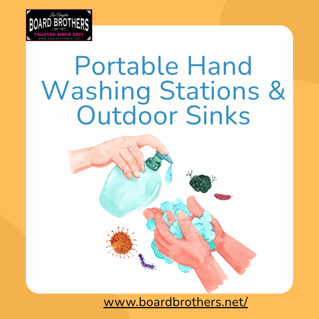 Portable Hand Washing Stations & Outdoor Sinks