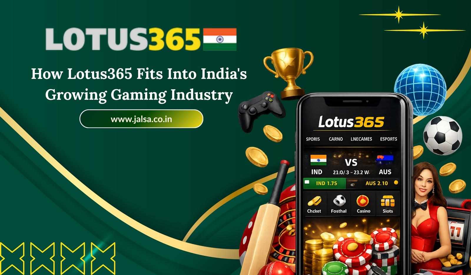 How Lotus365 Fits Into India's Growing Gaming Industry