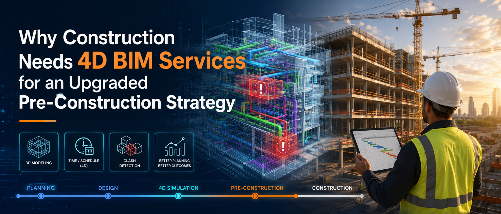 Elevate Your Pre-Construction Strategy with 4D BIM Services