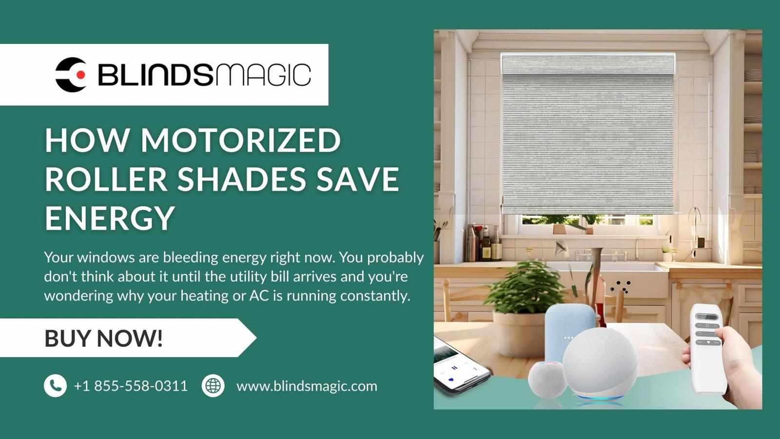 How Motorized Roller Shades Save Energy