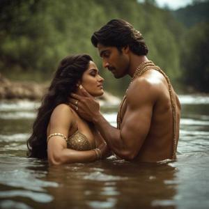 The older Indian woman gets her own pleasure elsewhere.