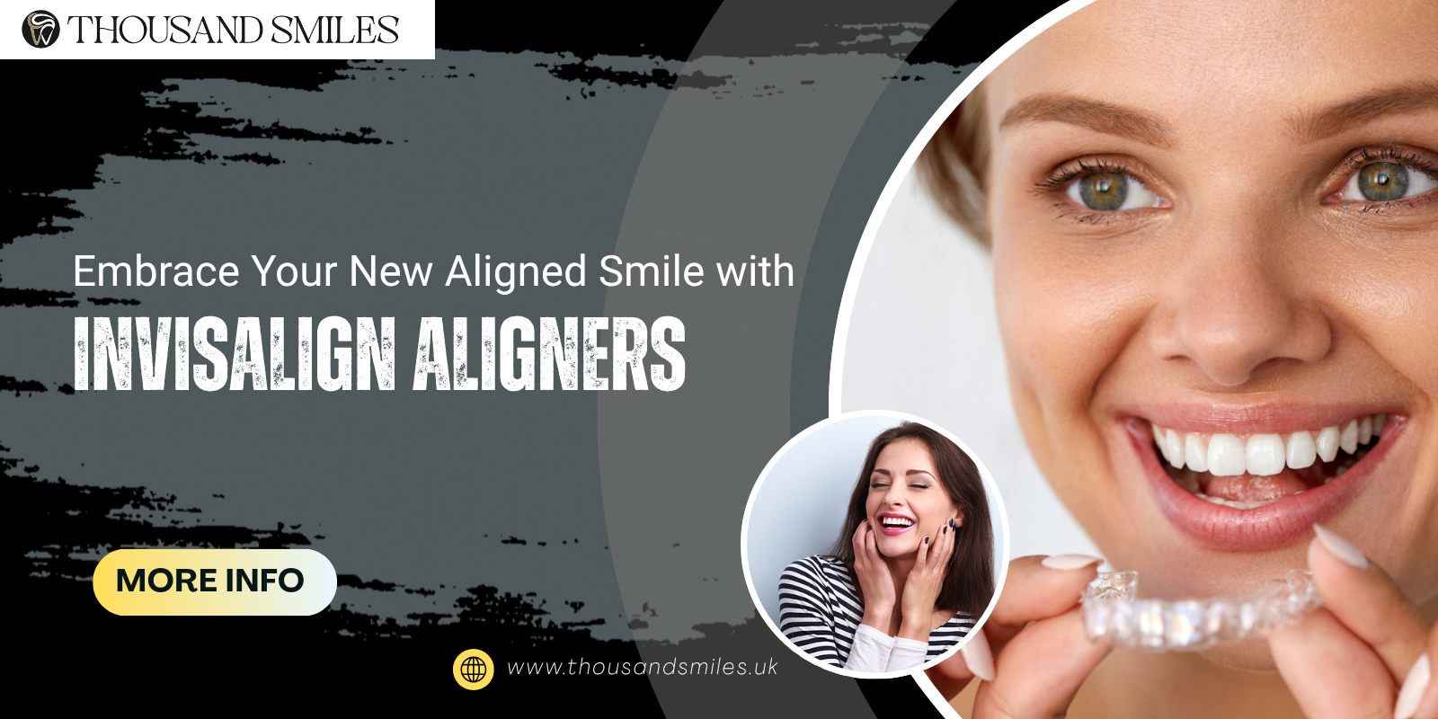 Embrace Your New Aligned Smile with Invisalign Aligners
