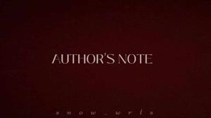 Author's note
