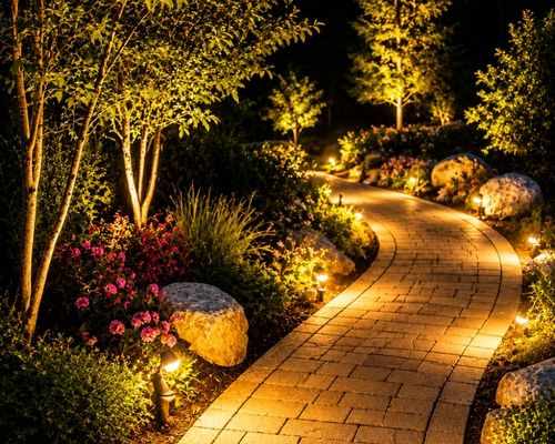 Landscape Spot Lighting That Brings Outdoor Features to Life