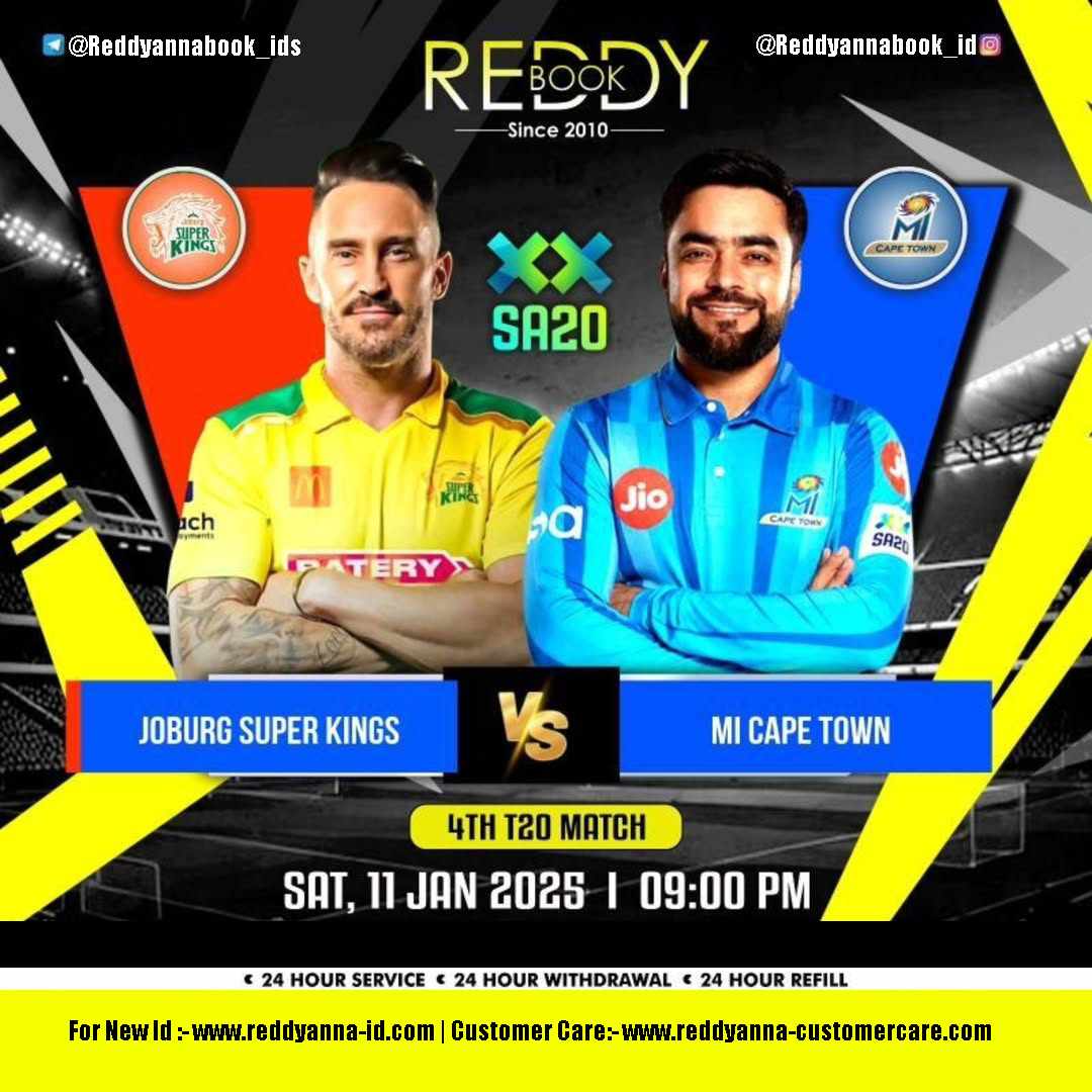 Joburg Super Kings vs. MI Cape Town: A Deep Dive into Cricket Betting Strategies Using Reddy Book ID