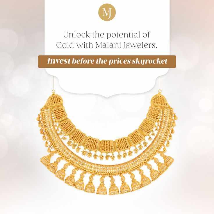 Indian Gold Necklace - Timeless Elegance by Malani Jewelers
