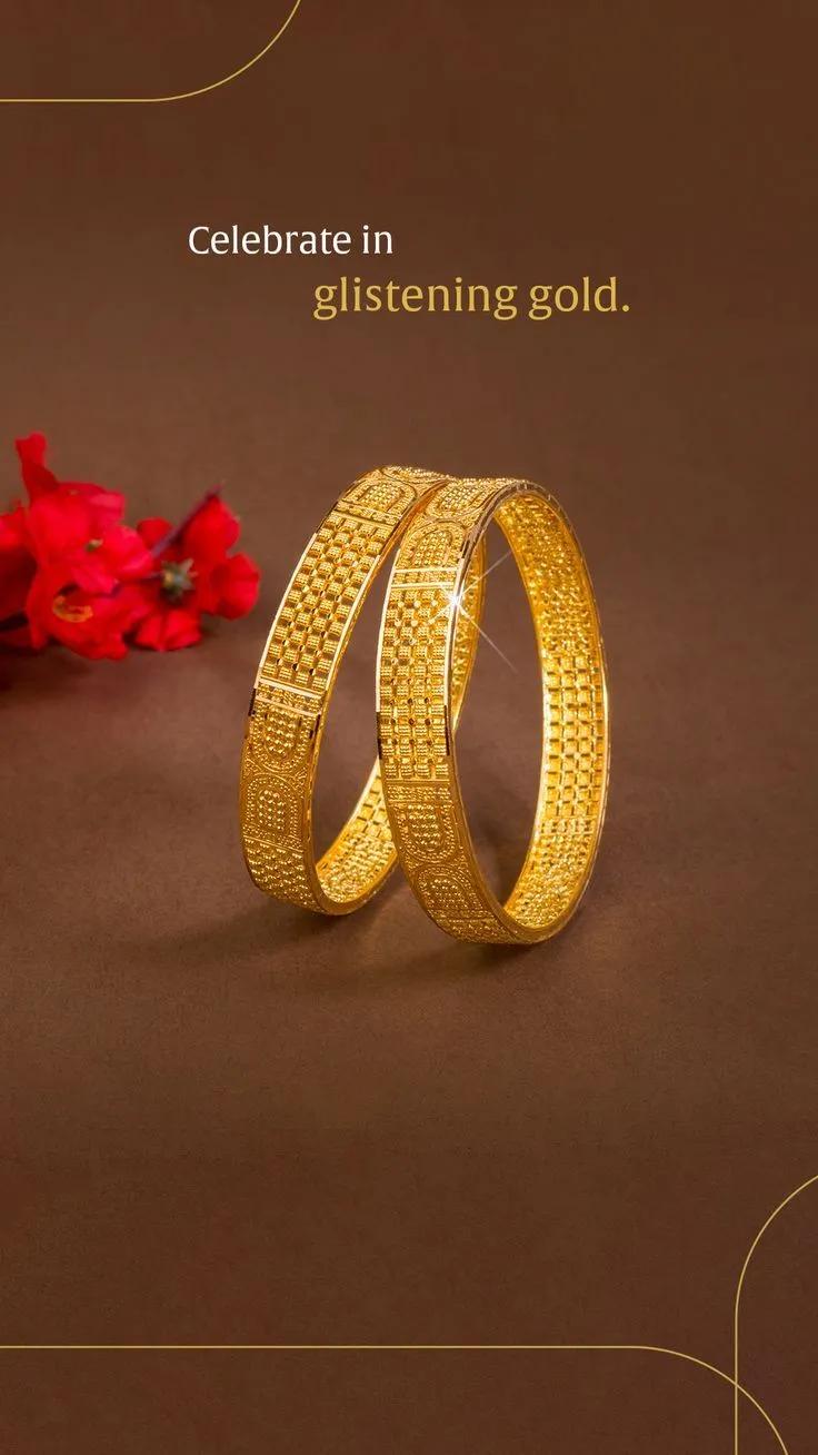Elegant 22k Gold Bangles for Women – Malani Jewelers
